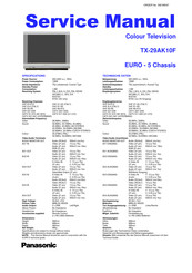 Panasonic TX-29AK10F Service Manual