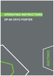 ARCTICO CRYO PORTER DP-80 Operating Instructions Manual