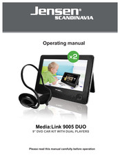Jensen of Scandinavia Media:Link 9005 DUO Operating Manual