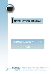 SOMNOmedics SOMNOtouch RESP PLM Instruction Manual