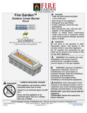 Travis Industries Fire Garden 94900430 Manual