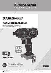 KRAUSMANN U73020-00B Operation Manual