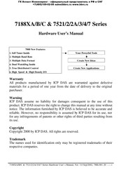 ICP DAS USA 7527 Series User Manual