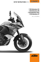 KTM 1190 Adventure JP 2013 Setup Instructions