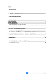Hidro-Water ATHENEA Manual