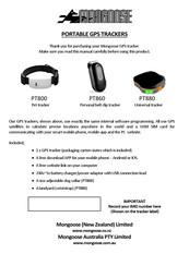Mongoose PT800 Quick Setup Manual