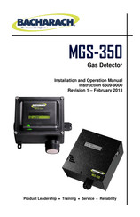 Bacharach MGS-350 Installation And Operation Manual