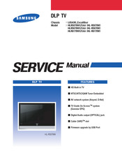 Samsung HLR5078WX Service Manual