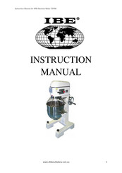 IBE TF40-HP Instruction Manual