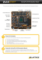 Lattice Semiconductor CertusPro-NX Quick Start