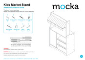 Mocka Kids Market Stand Assembly Instructions Manual