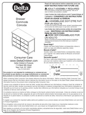 Delta Children Dresser Commode Instructions Manual