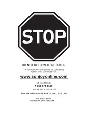 Sunjoy L-GZ704PST-B Assembly Instructions Manual