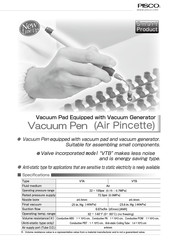 PISCO VTA-2-4R4 Instruction Manual