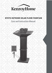 Kenroy Home KYOTO 51052COPBRZ Care And Instructions Manual