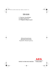 Electrolux AEG DB 8590 Operating Instructions Manual