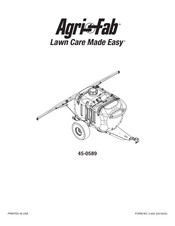 Agri-Fab Lawn Care Made Easy 45-0589 Manual