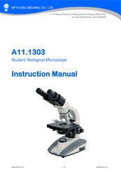 OPTO-EDU A11.1303-B Instruction Manual