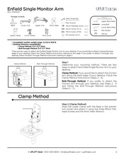 Uplift Desk MON041 Manual