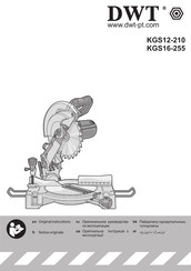 DWT KGS12-210 Original Instructions Manual