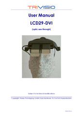 Trivisio LCD29 User Manual