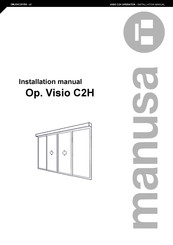 Manusa Visio C2H Installation Manual