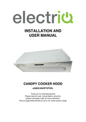 ElectiQ eiQ90CANOPYSTEEL Installation And User Manual