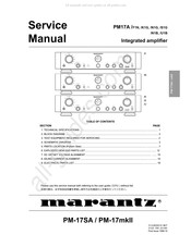 Marantz PM17A/U1B Service Manual