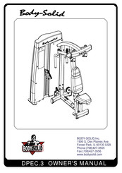 Body Solid DPEC.3 Owner's Manual