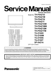 Panasonic TH-P54Z1T Service Manual