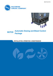 Baltimore Aircoil Company BCP3D Installation, Operating, Maintenance