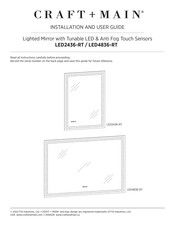 Craft+Main LED4836-RT Installation And User Manual