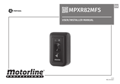 Motorline professional MPXR82MFS User/Install Manual