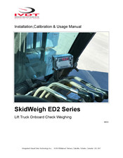 IVDT SkidWeigh ED2 Series Installation & Usage