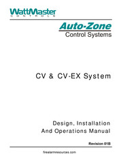 WattMaster Auto-Zone CV Design, Installation And Operation