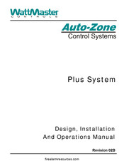WattMaster Auto-Zone Plus Design, Installation And Operation