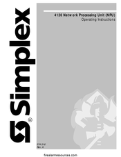 Simplex SafeLINC 4120 Operating Instructions Manual