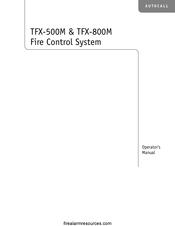 Simplex TFX-800M Operator's Manual