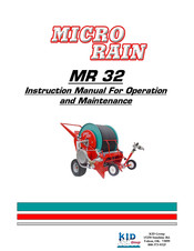 Micro Rain MR 32 Instruction Manual For Operation And Maintenance