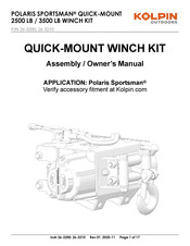 Kolpin Outdoors POLARIS SPORTSMAN Assembly & Owners Manual