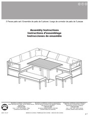 Martha Stewart 15PKS-LS1A05-GR1LF Assembly Instructions Manual