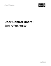Kone Board 1O4 Product Instruction