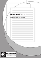 Diamond BMF 1/1G Instruction Manual