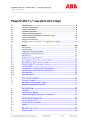 ABB Power2 340-H Operation Manual