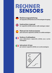Rechner Sensors KAS-40/42 Series Instruction Manual