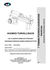 IKH AWD7000A Instruction Manual