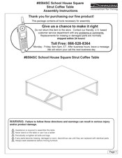 Μ-Dimension 8584SC Assembly Instructions