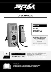 SP tools SP62011 User Manual