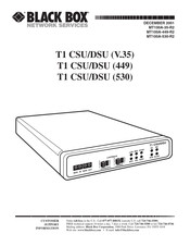 Black Box T1 CSU/DSU Manual