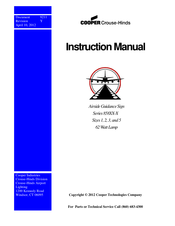 Cooper Crouse-Hinds L-858R Instruction Manual